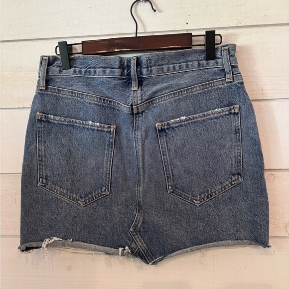 AGOLDE QUINN HI RISE MINI SKIRT
IN RANSOM RAW CUT HEM 27 - Picture 4 of 11